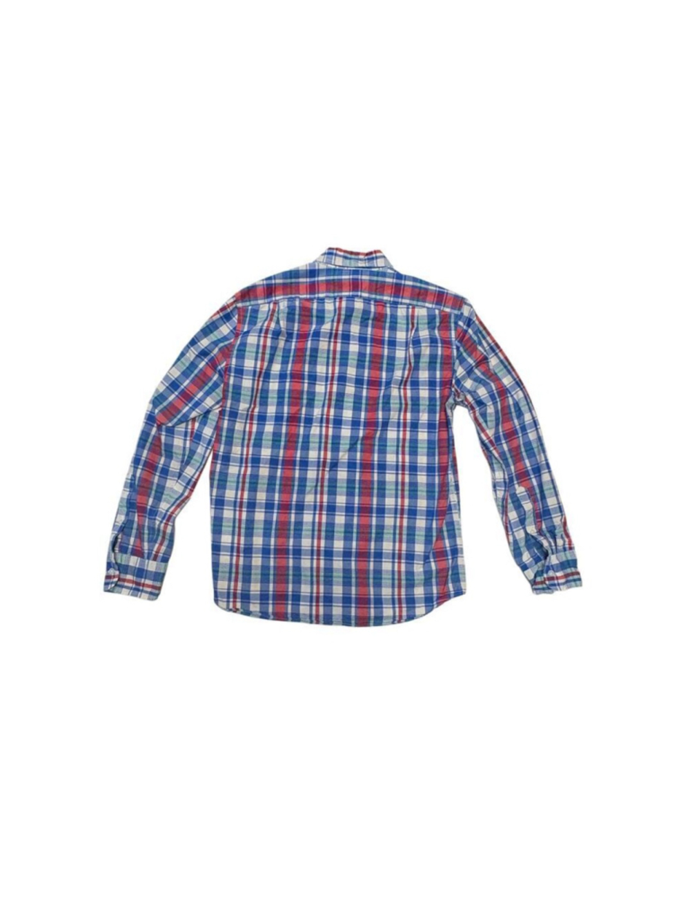 J.Crew Slim Untucked Flex Washed Plaid Shirt Men’s Medium Button Down Casual - Picture 3 of 6